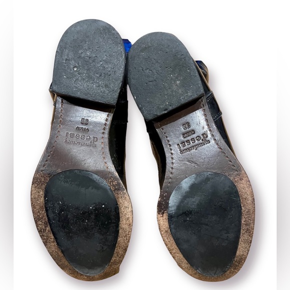 D'ESSAI Black Patent Leather Knee High Boots Size 8. - Picture 5 of 6